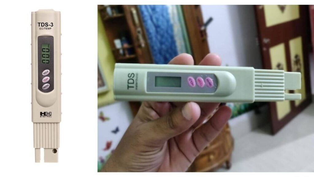 TDS meter to know the TDS level of water