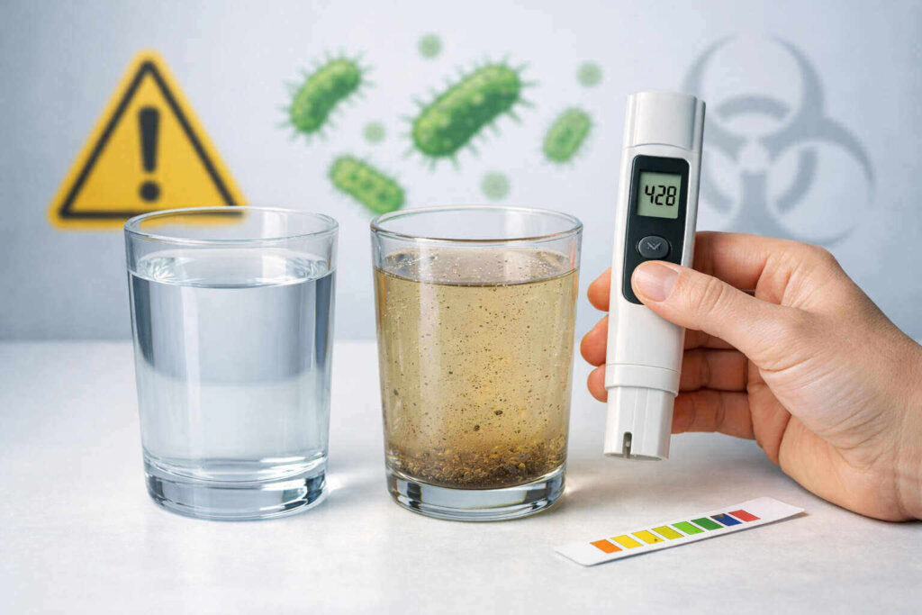 How do you detect Water Contamination