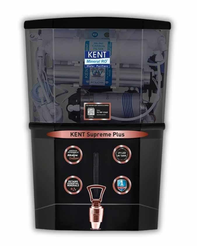 KENT Supreme Plus RO Water Purifier_Black