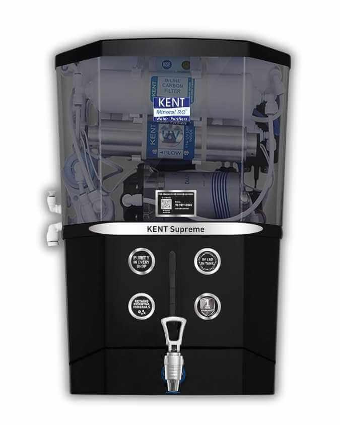 KENT Supreme RO Water Purifier_Black
