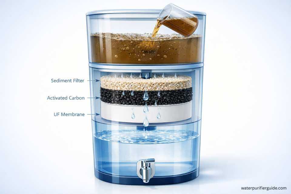 How Gravity-based Water Purifier Work