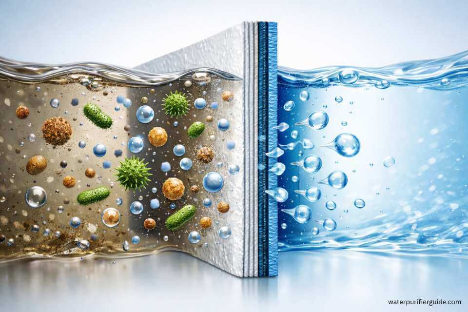 How does RO removes contaminants