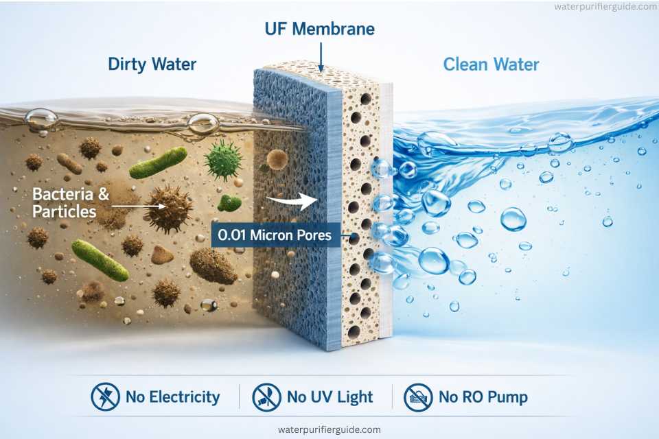 How does UF Water Purifier work
