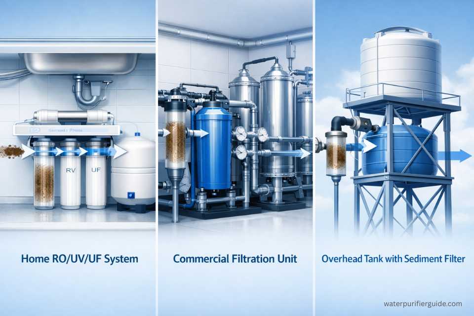 Where Are Sediment Filters Used