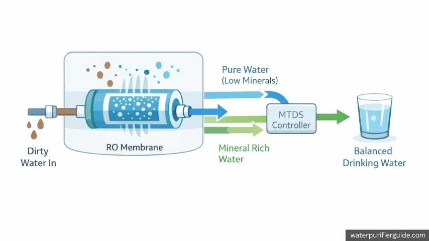 MTDS in water purifier